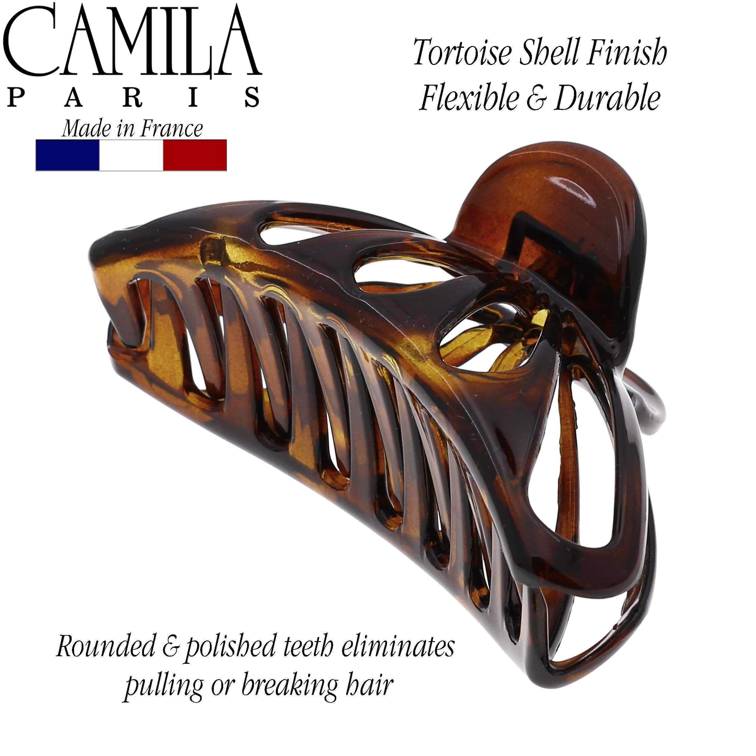 Camila Paris close-up of prongs and teeth, prevents slipping and denting