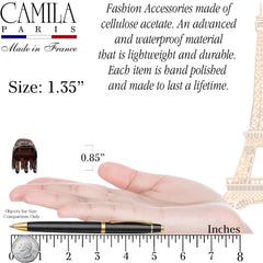 Camila Paris close-up of metal spring showing strong tension for secure grip