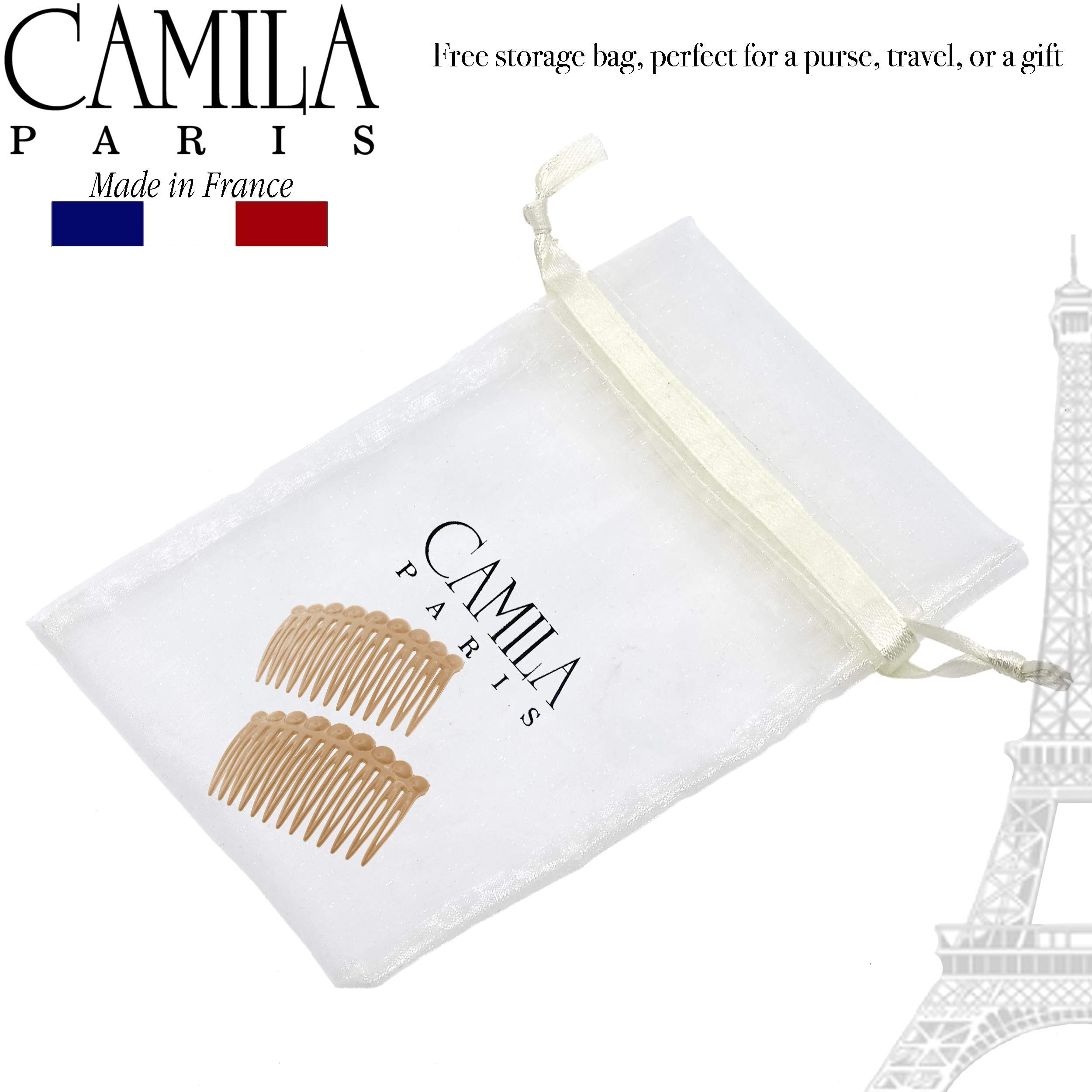 Camila Paris polished finish detail, smooth surface protects hair