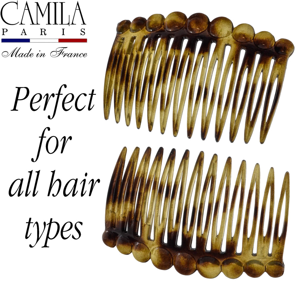 Camila Paris polished cellulose acetate texture showing durability and comfort benefit