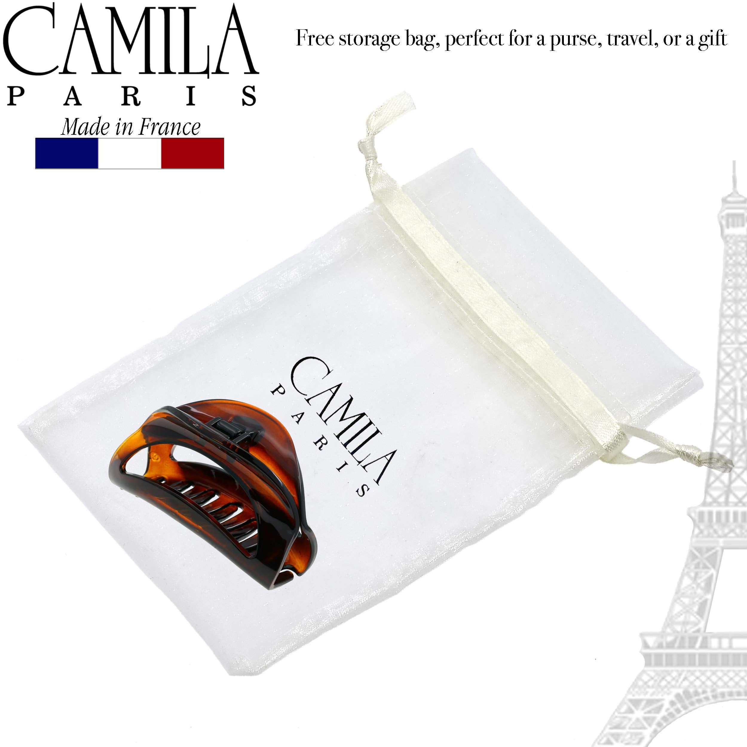 Camila Paris acetate texture and glossy finish showcasing quality