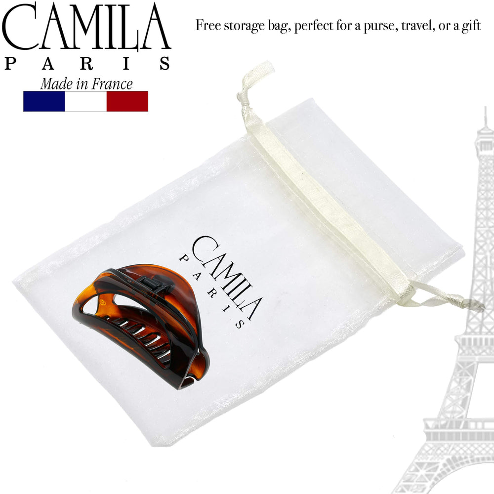 Camila Paris acetate texture and glossy finish showcasing quality