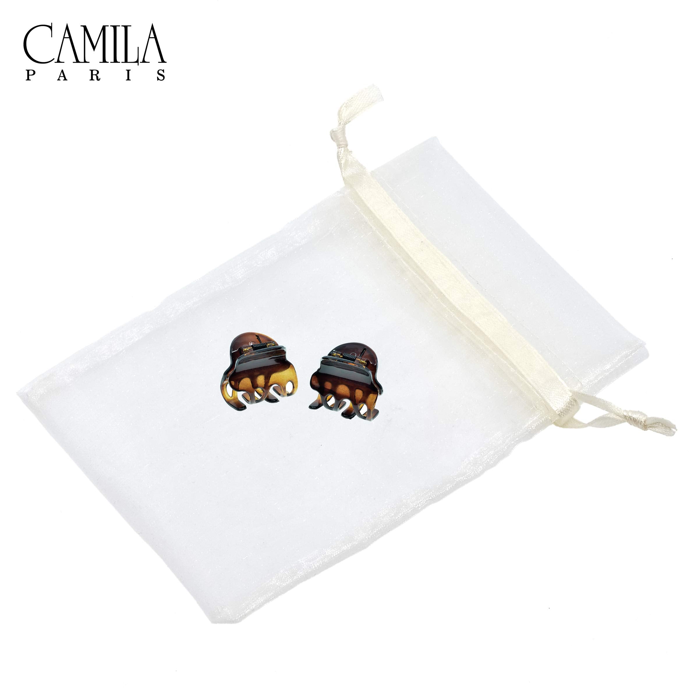 Camila Paris acetate texture and shine close-up showing smooth edges that protect hair benefit