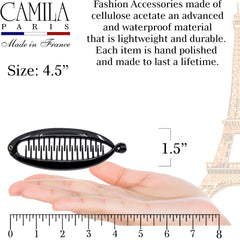 Camila Paris polished texture detail indicating snag-free styling