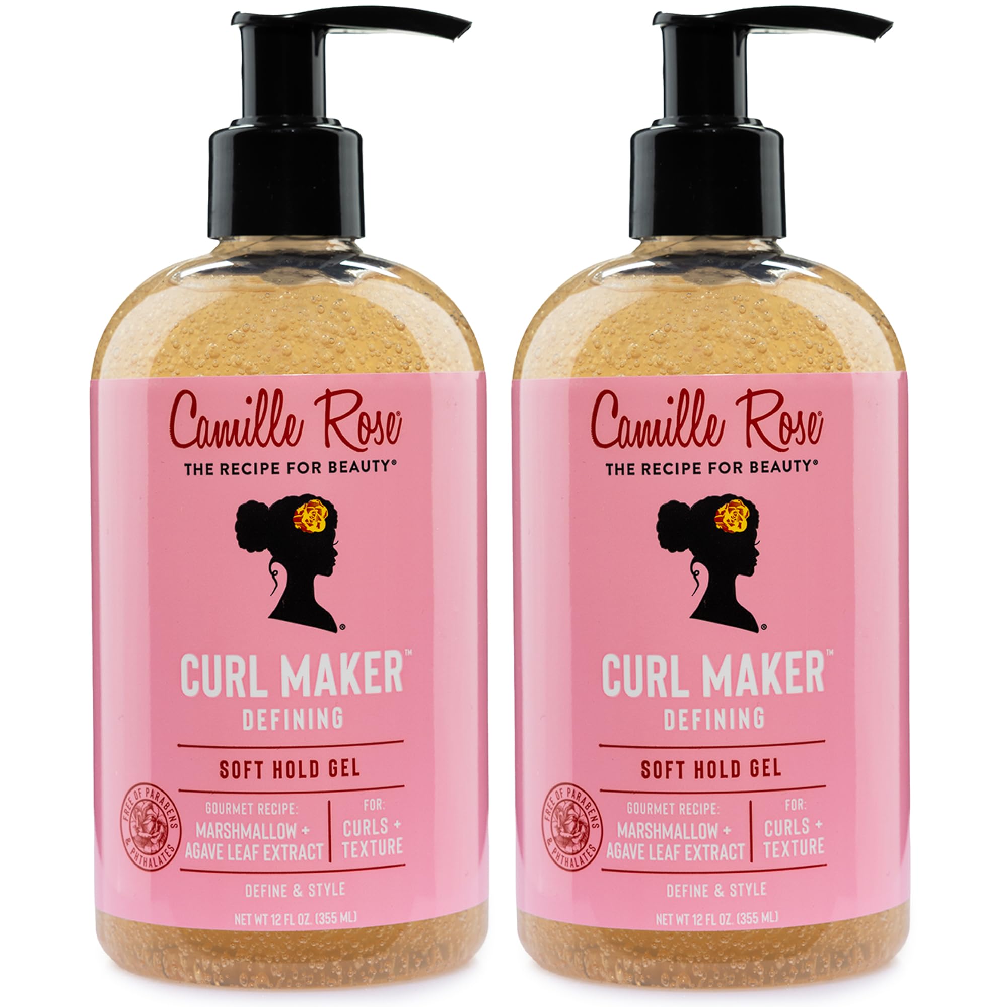 Camille Rose front packaging showing two 12 fl oz jars and product name, highlighting value