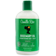 Camille Rose front bottle showing rosemary shampoo for gentle clarifying