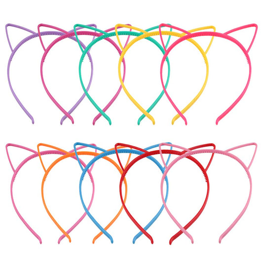 Candygirl front packaging showing ten colorful headbands and benefit quick selection