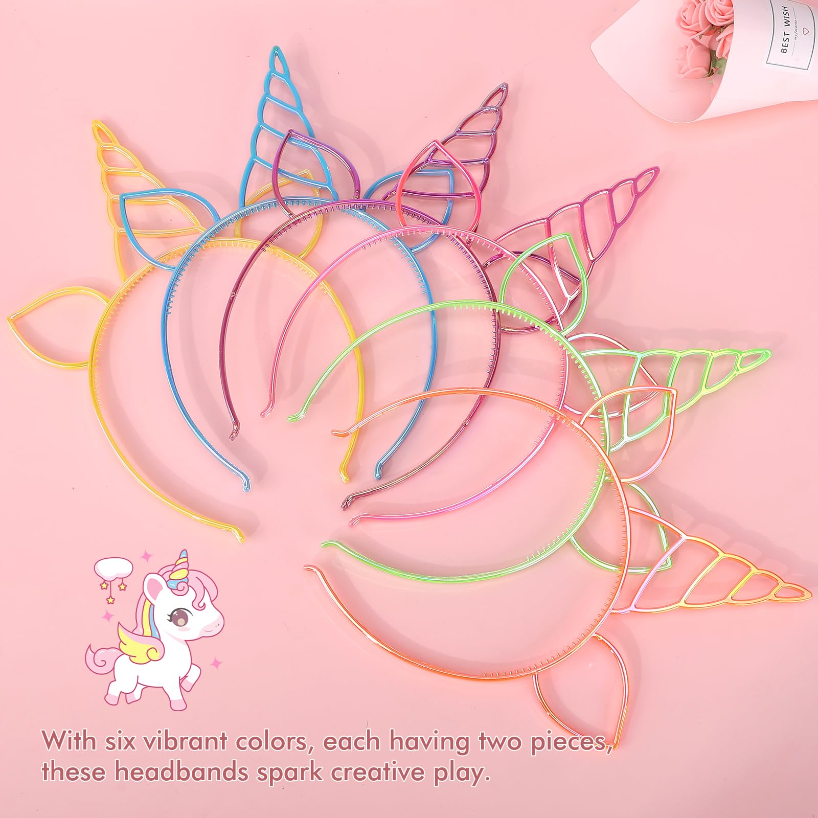 Candygirl color array flatlay of six colors benefit: matching pairs for groups