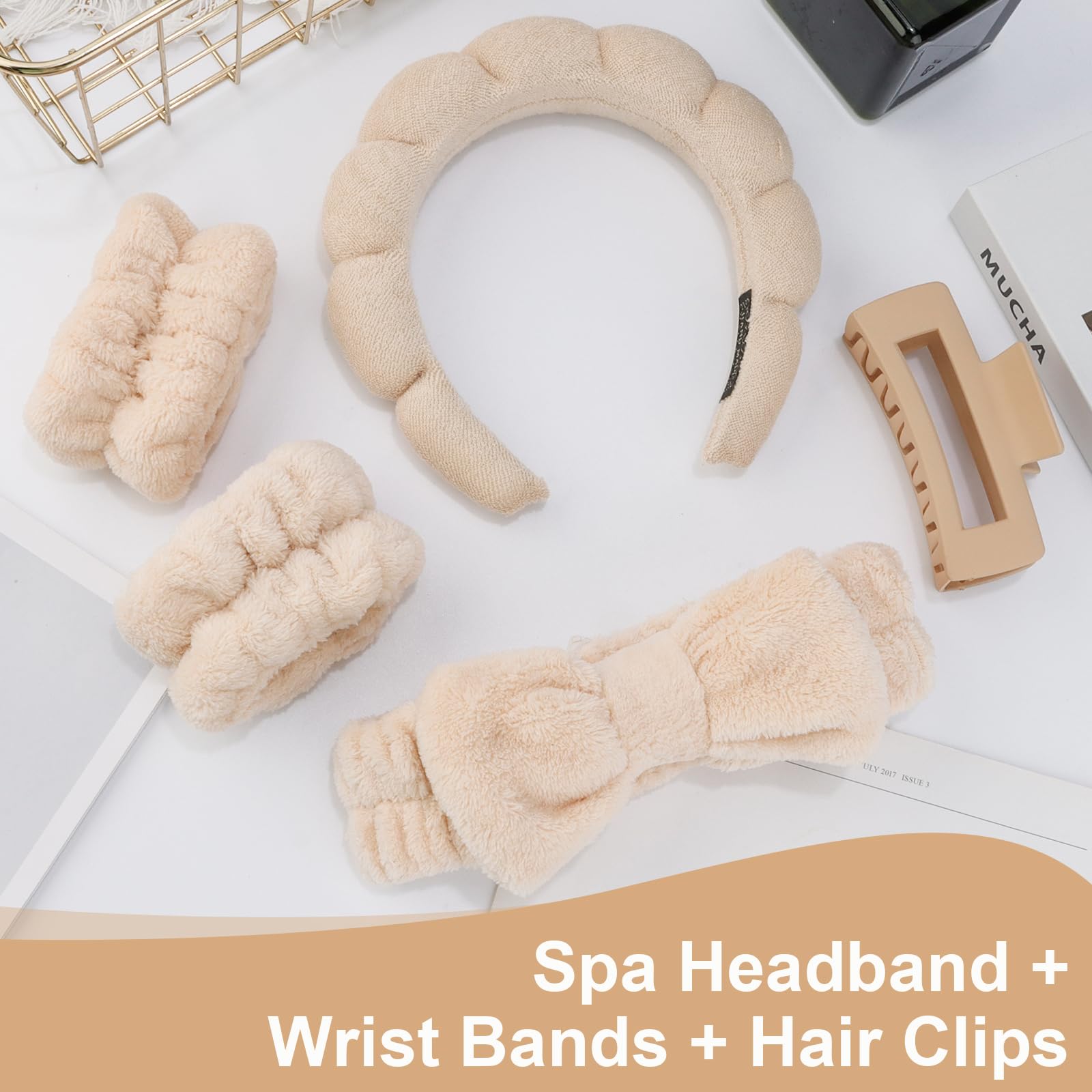 Canitor bow headband detail showing soft fleece comfort