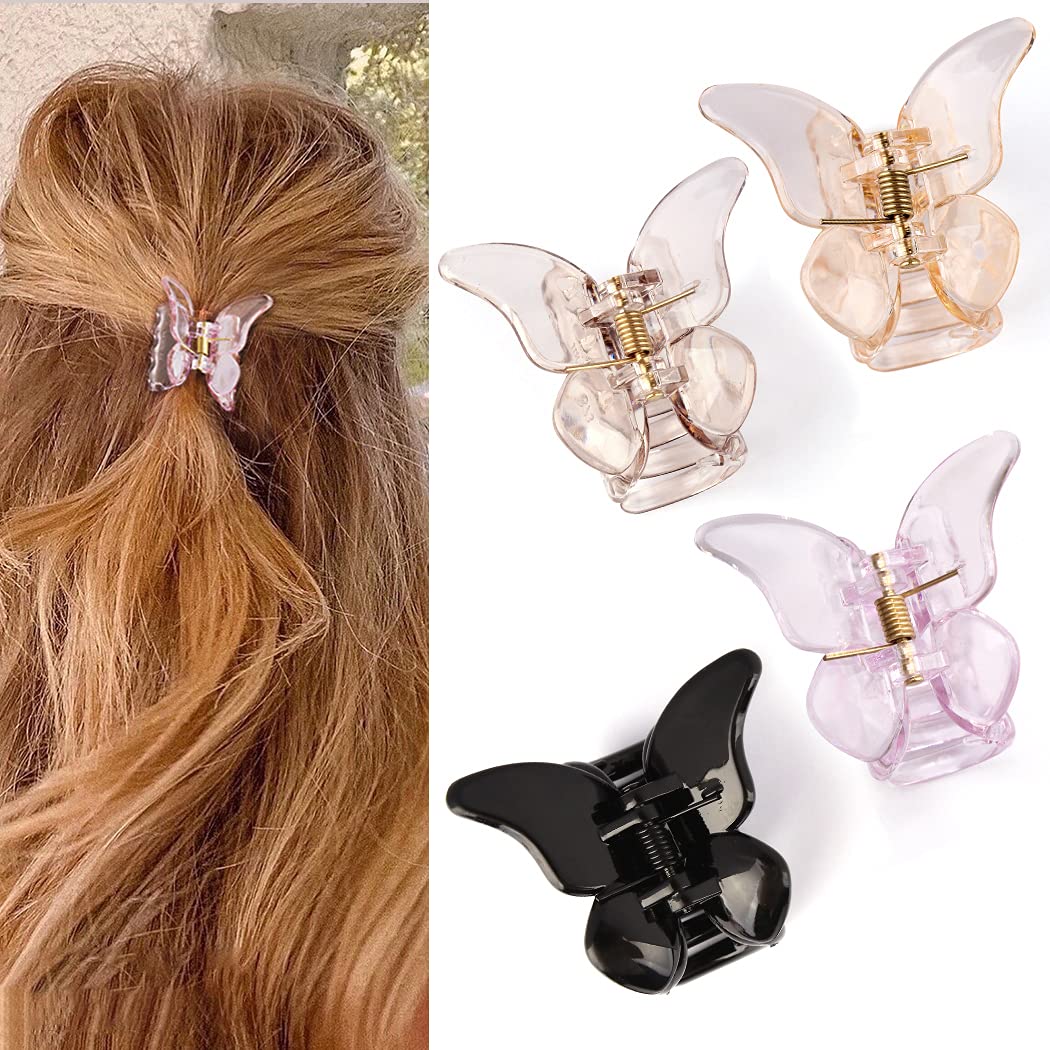 Canitor butterfly clip front view showing shape and smooth finish for pretty styling
