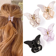 Canitor butterfly clip front view showing shape and smooth finish for pretty styling