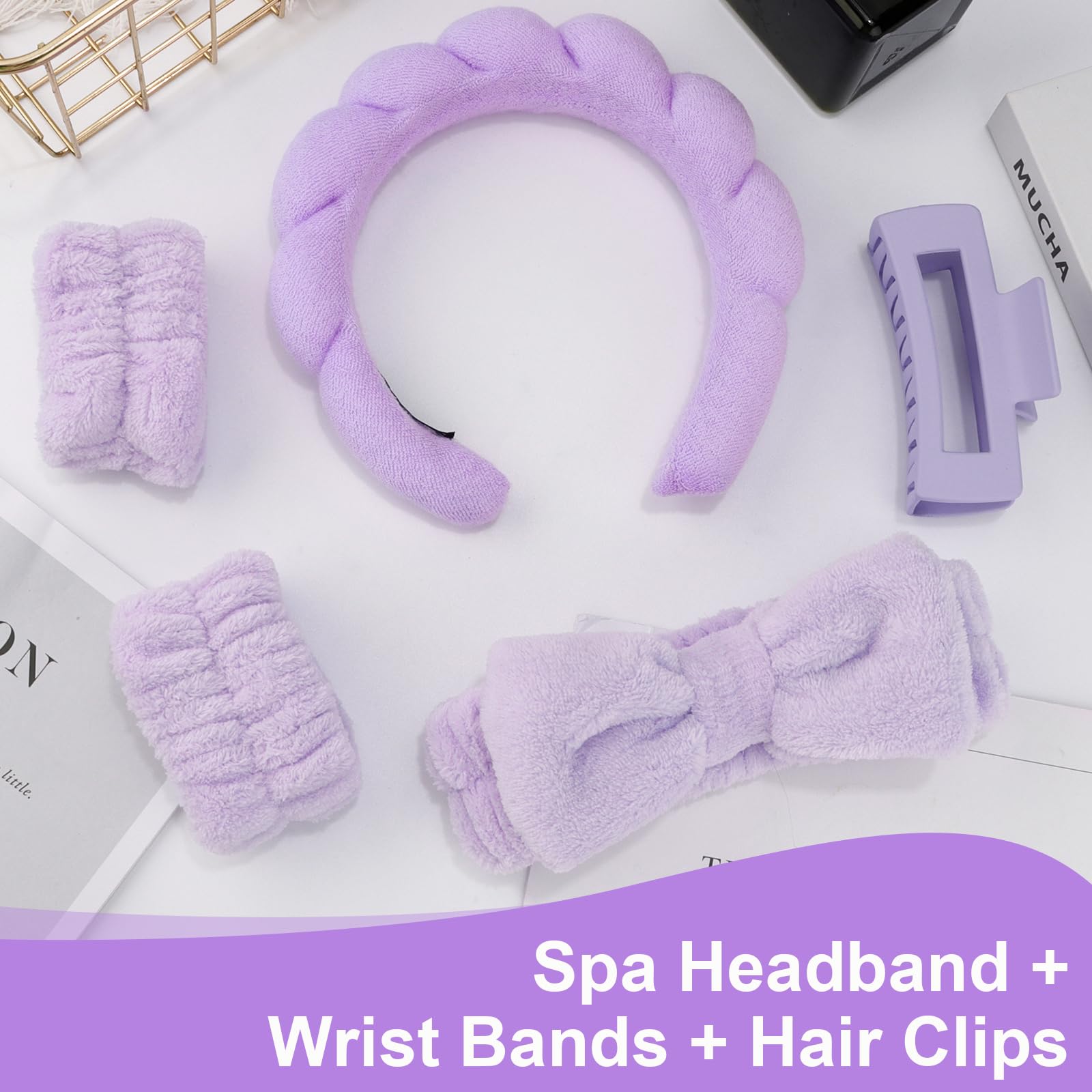 Canitor headband worn by model showing secure fit and hair control benefit