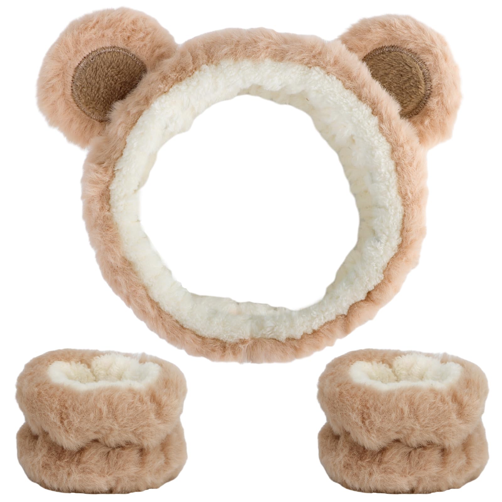 Canitor headband front view showing bear ears and cozy fit for neat hair