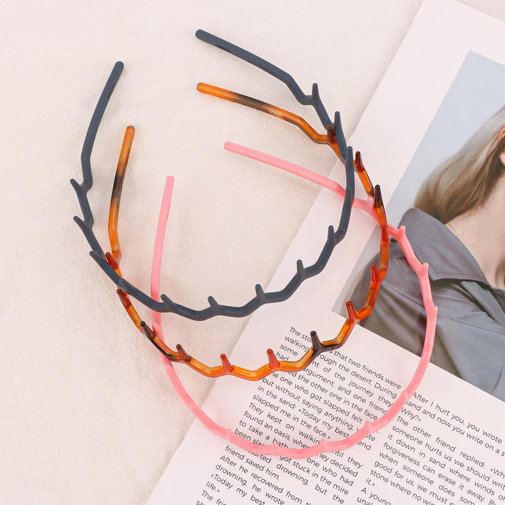 Canitor headband styled with a bun illustrating neat, finished look