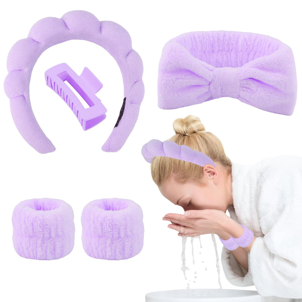 Canitor terry headband absorbing water to demonstrate high absorbency