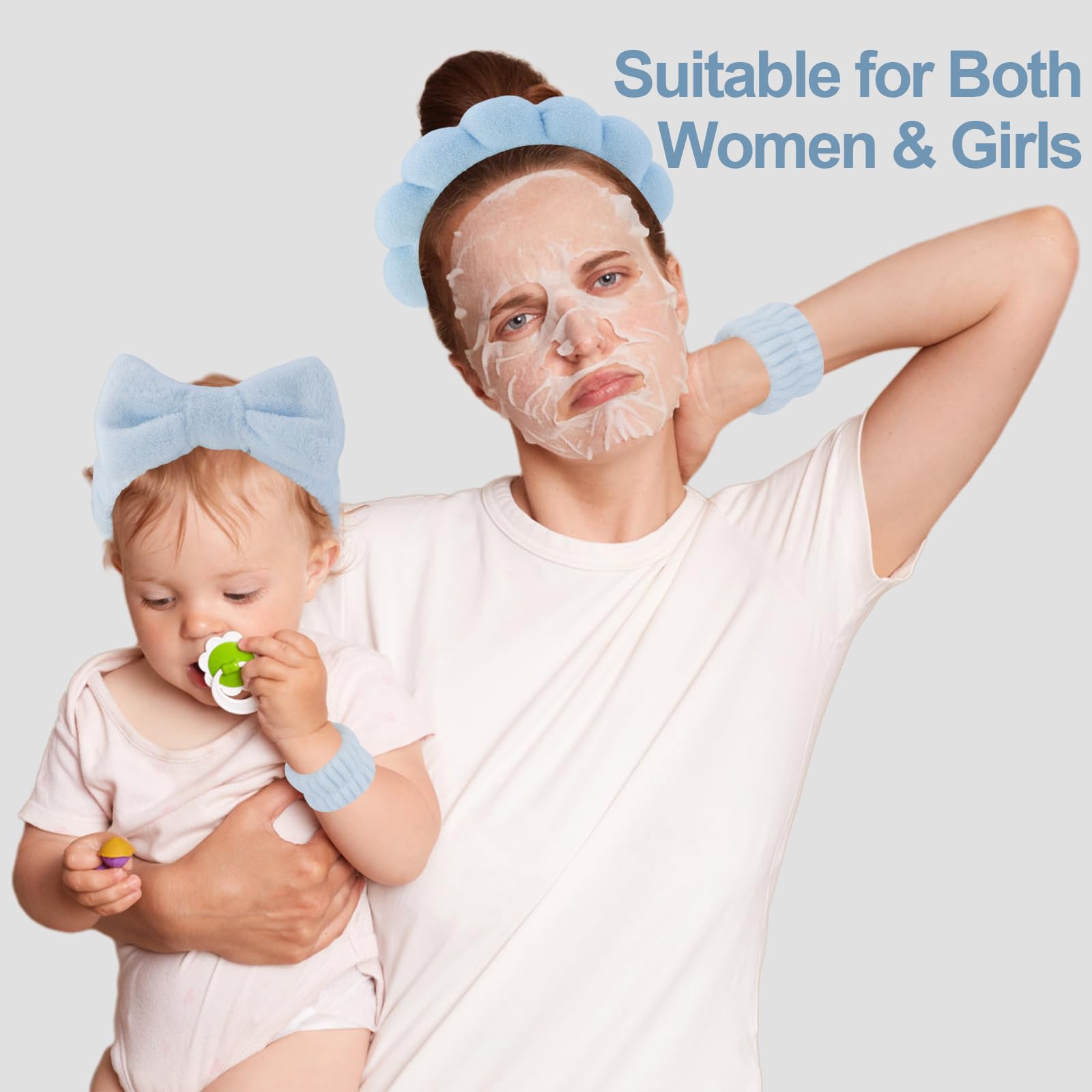 Canitor set used at bathroom mirror for easy face washing routines