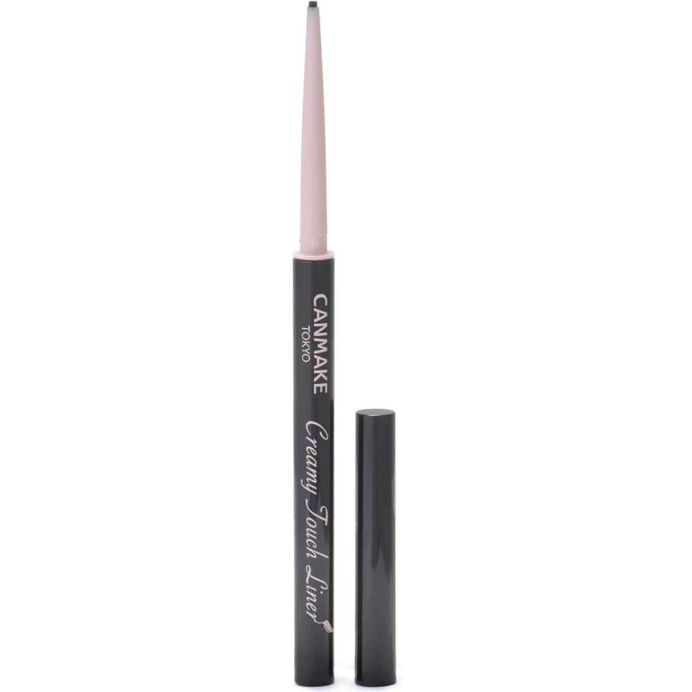 CANMAKE slim eyeliner front packaging shows product and shade for easy identification and convenience