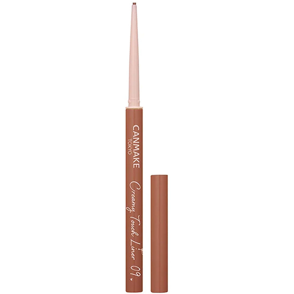CANMAKE slim gel liner packaging front view showing compact 09 Darjeeling Pink