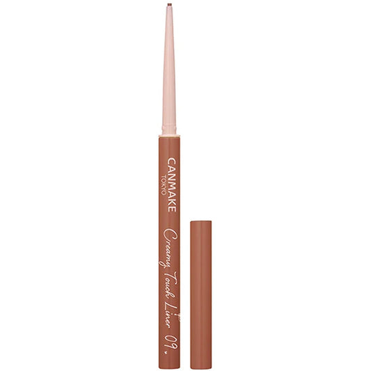 CANMAKE slim gel liner packaging front view showing compact 09 Darjeeling Pink