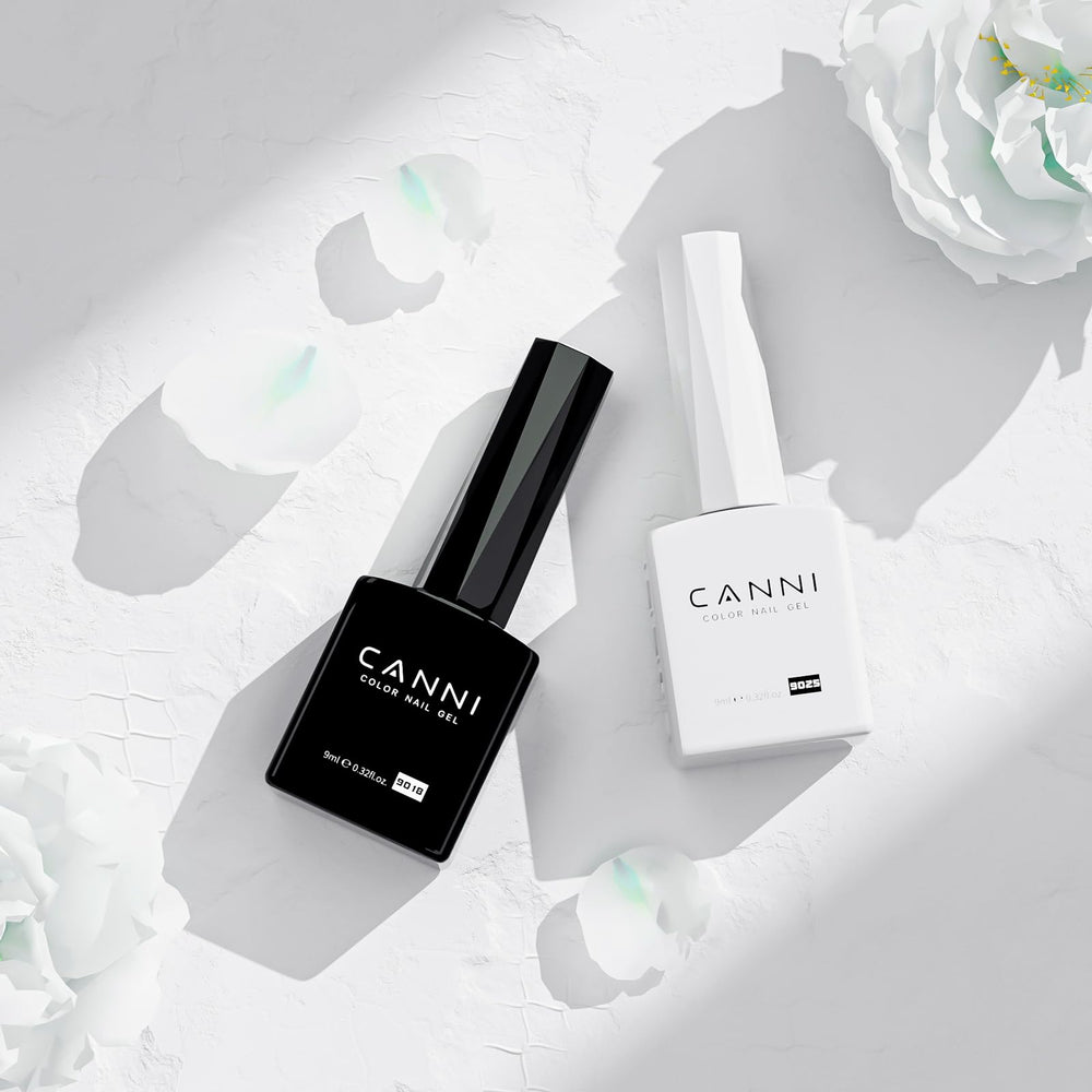 CANNI black gel close-up showing smooth coverage and creamy texture benefit