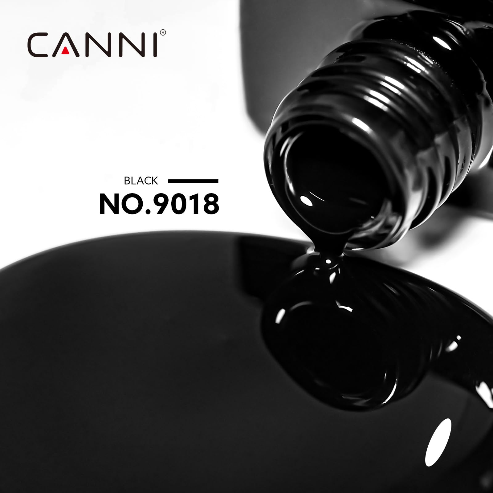CANNI close-up of bottle and polish texture showing smooth spread and precision
