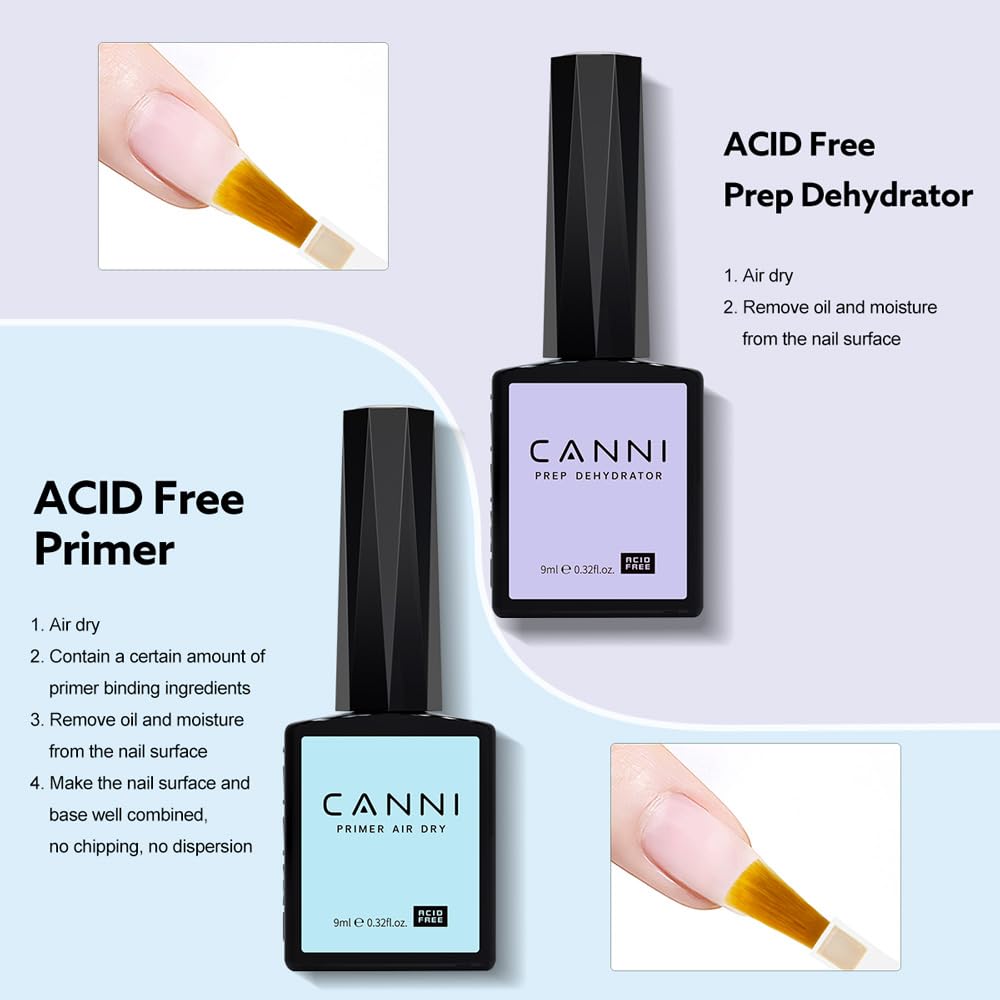 CANNI close-up pre-dehydrator label highlighting quick-dry formula benefit