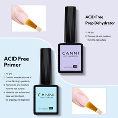 CANNI close-up pre-dehydrator label highlighting quick-dry formula benefit