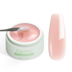 CANNI builder gel bottle front view showing product label and size benefit