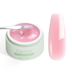 CANNI builder gel bottle front view showing label and 1 fl oz size benefit
