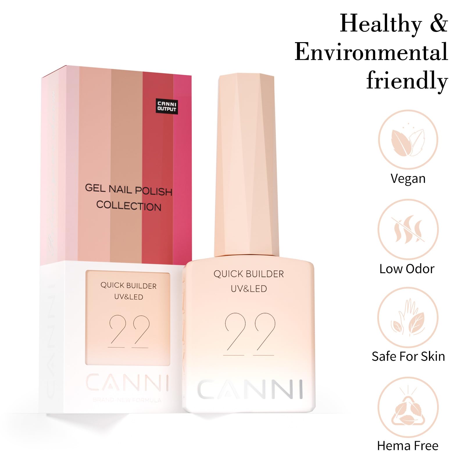 CANNI soak-off removal setup showing safe acetone soak for gentle gel lifting