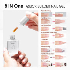 CANNI gel texture close-up showing smooth self-leveling benefit