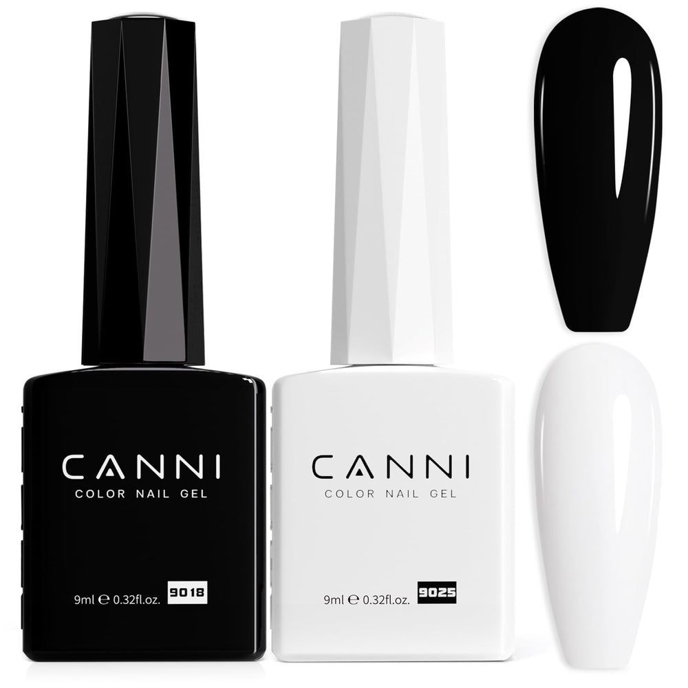 CANNI front packaging showing black and white gel kit and gift-ready box