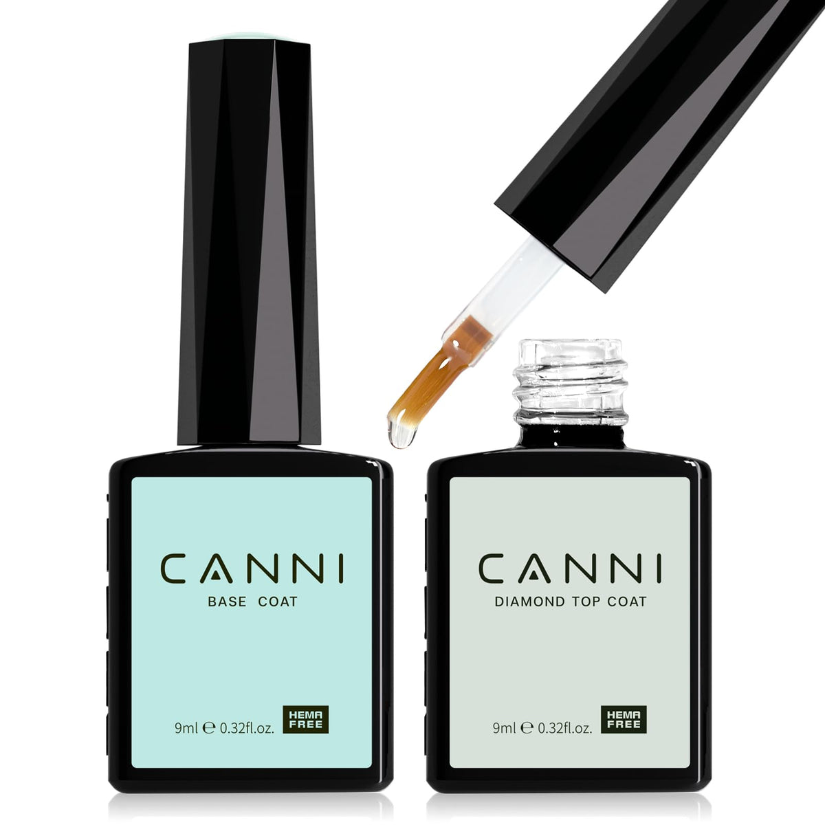 CANNI front packaging showing both base and top coat with professional look and durability