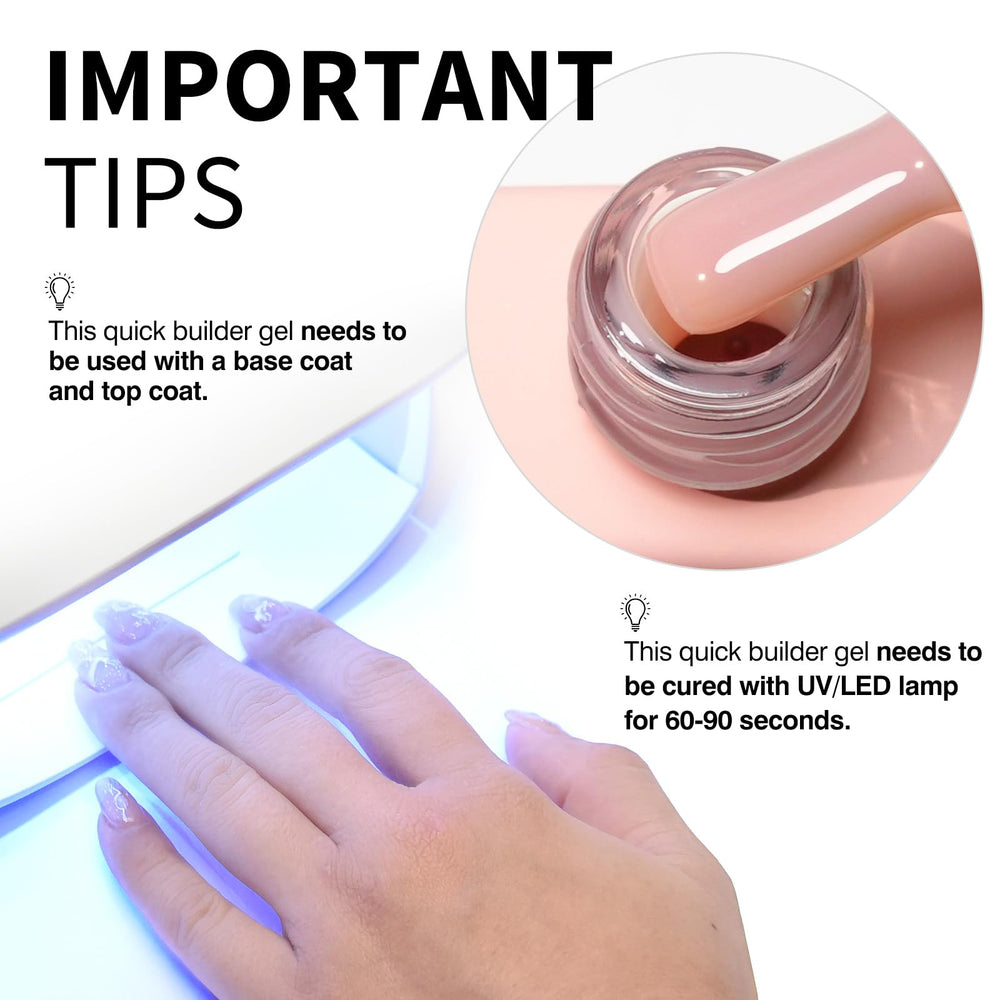 CANNI finished manicure on hands showing subtle nude-pink reinforcement