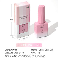 CANNI bottle under LED lamp demonstrating fast curing for time-saving manicures