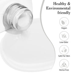 CANNI applied on a natural nail closeup showing glossy finished look and protection