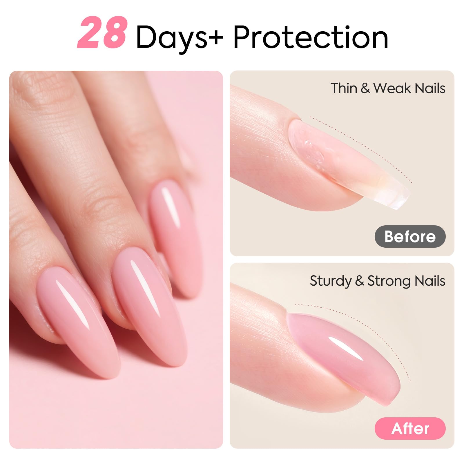CANNI brush applying gel texture to nail showing smooth self-leveling finish