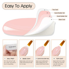 CANNI 9ML bottle beside fingertip showing compact size and travel convenience