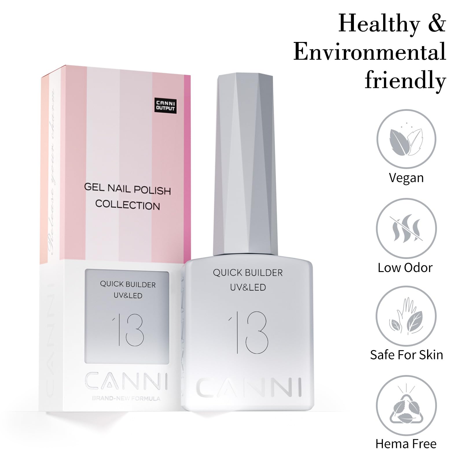CANNI size scale with ruler showing 9ML compact volume for travel convenience