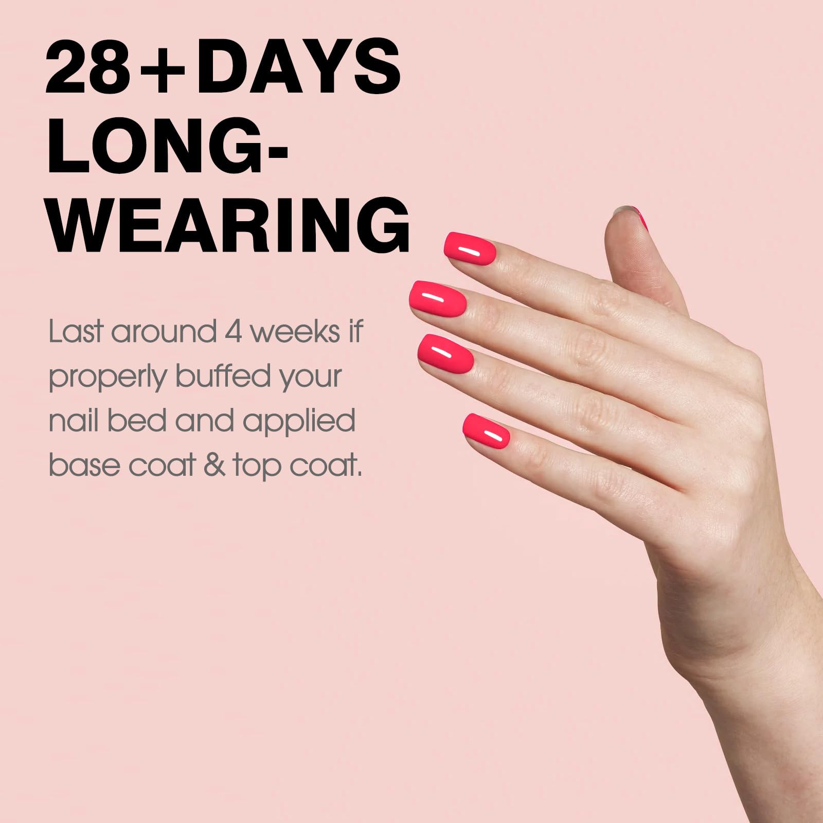 CANNI swatch on nail tip showing true hot pink payoff and coverage