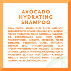 Cantu back label ingredients and directions for safe use clarity