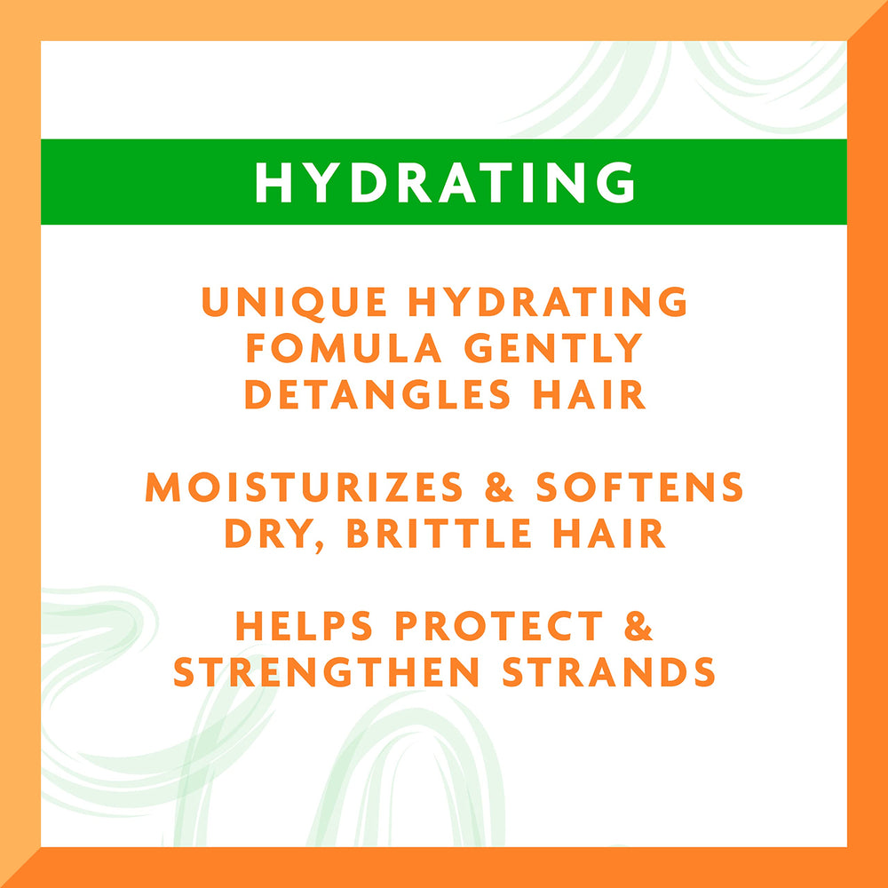 Cantu back label close-up with ingredients and usage directions for clarity benefit