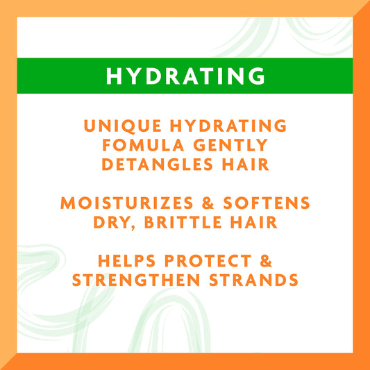 Cantu back label close-up with ingredients and usage directions for clarity benefit