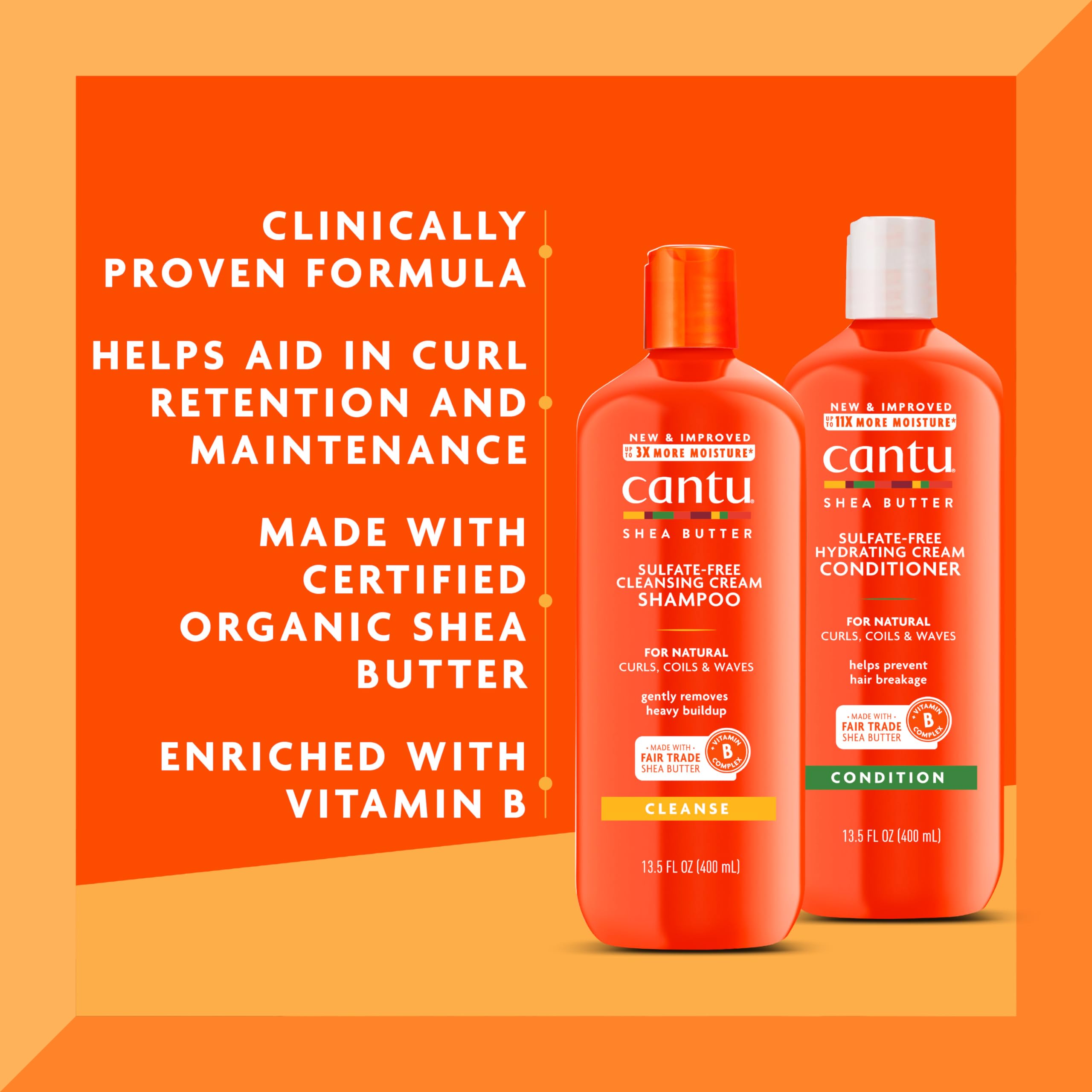 Cantu conditioner cream texture highlighting rich shea butter hydration