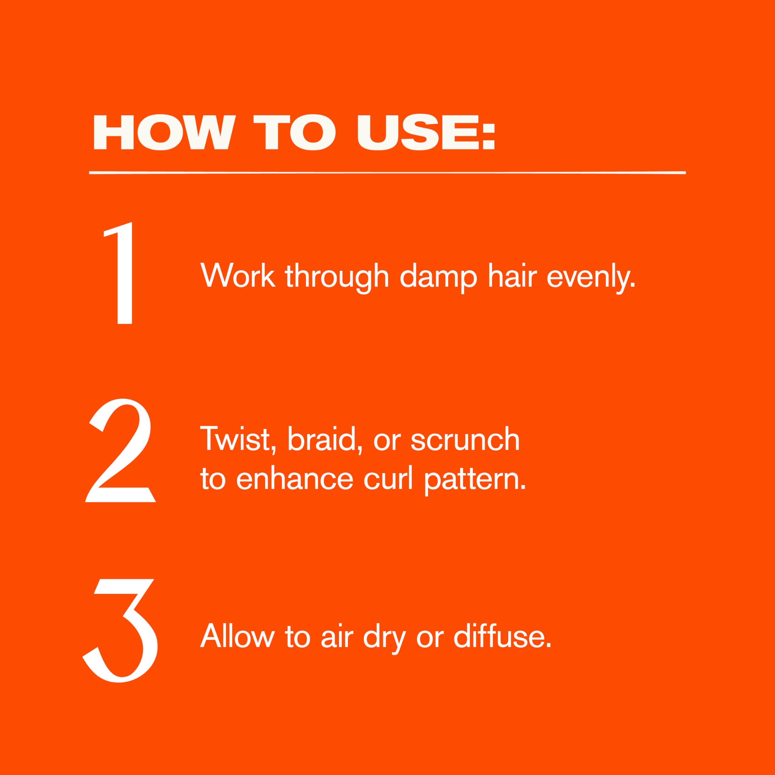 Detail of coiled hair ends treated with Cantu cream showing reduced frizz
