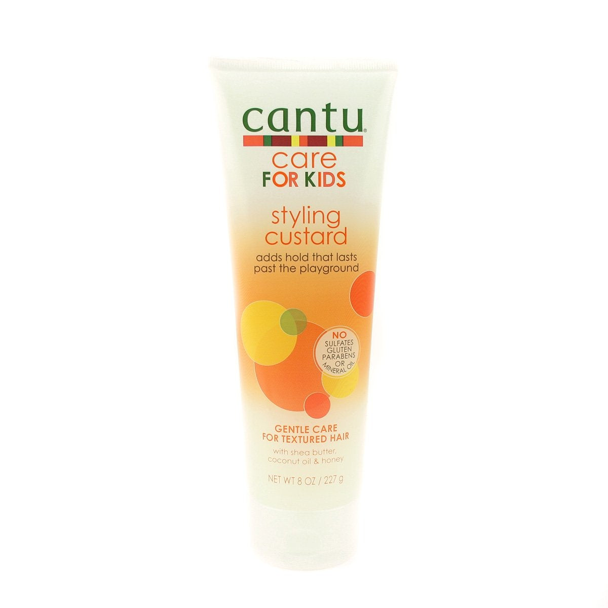 Cantu custard in hand application demonstrating smooth distribution and gentle control