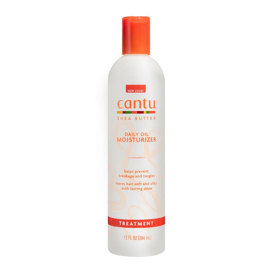 Cantu daily oil moisturizer front bottle showing label and size for easy identification and benefit