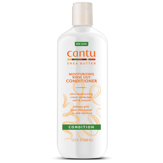 Cantu front bottle 13.5 fl oz showing product and volume benefit
