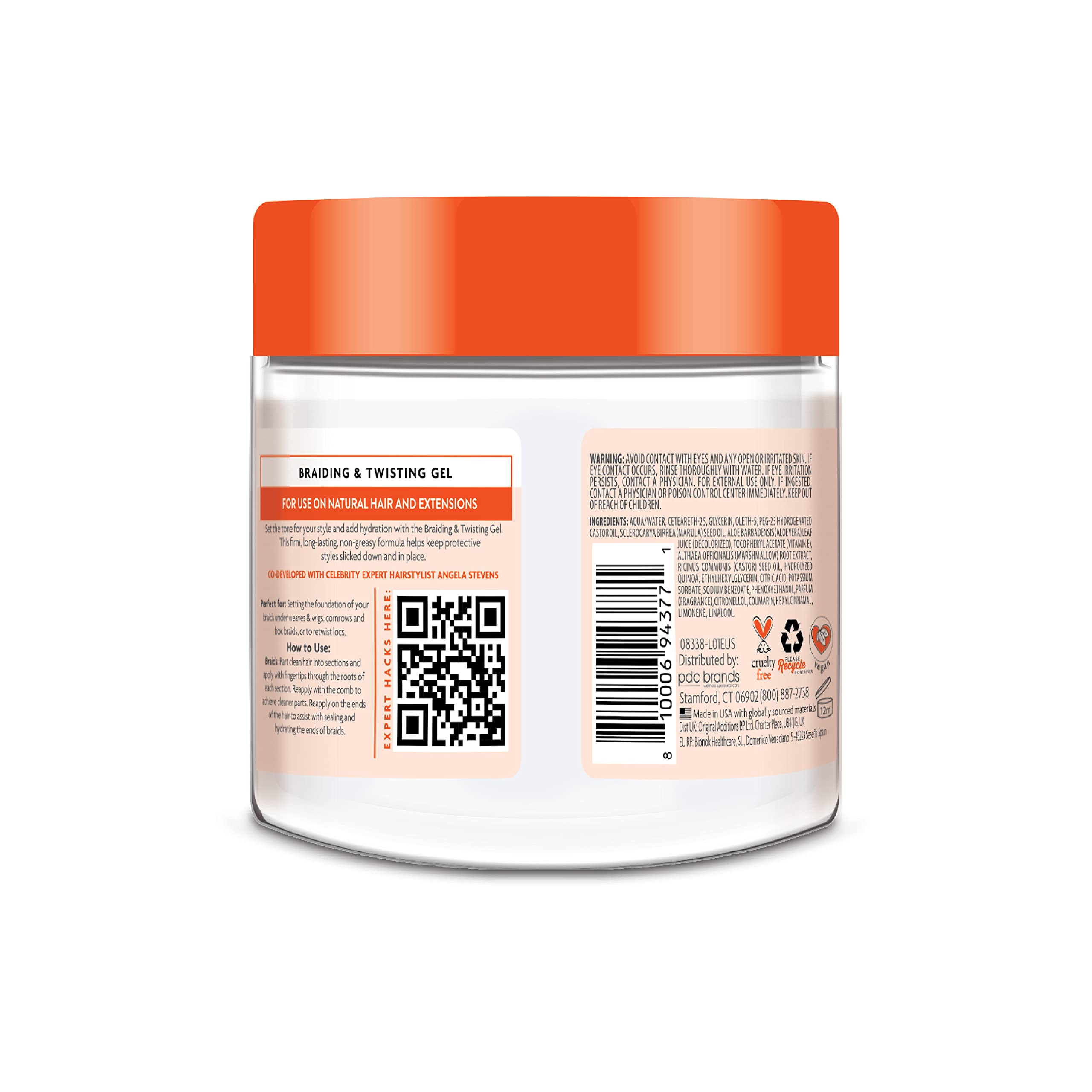 Cantu gel on bathroom shelf styled for routine-friendly everyday use