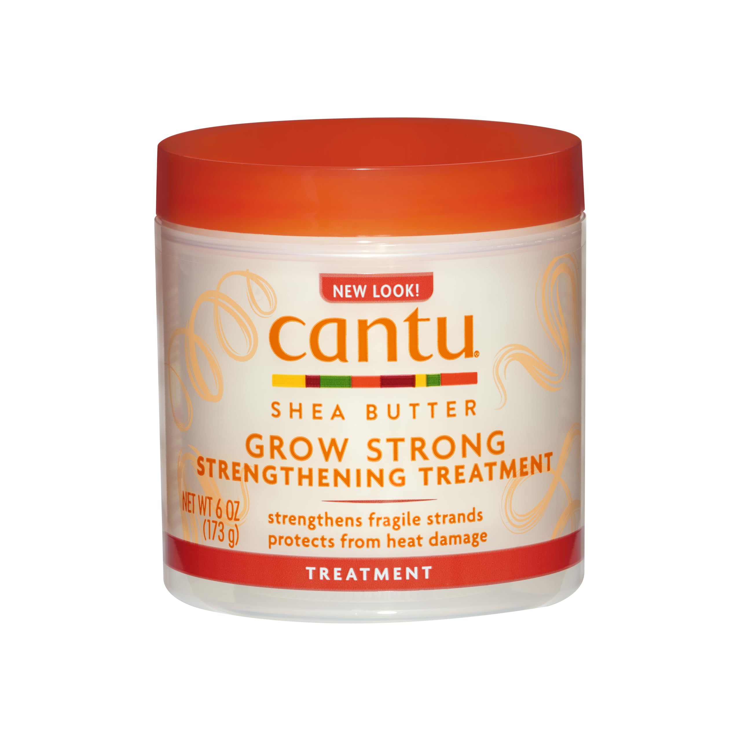 Cantu Grow Strong front packaging showing 6 oz jar and product benefits